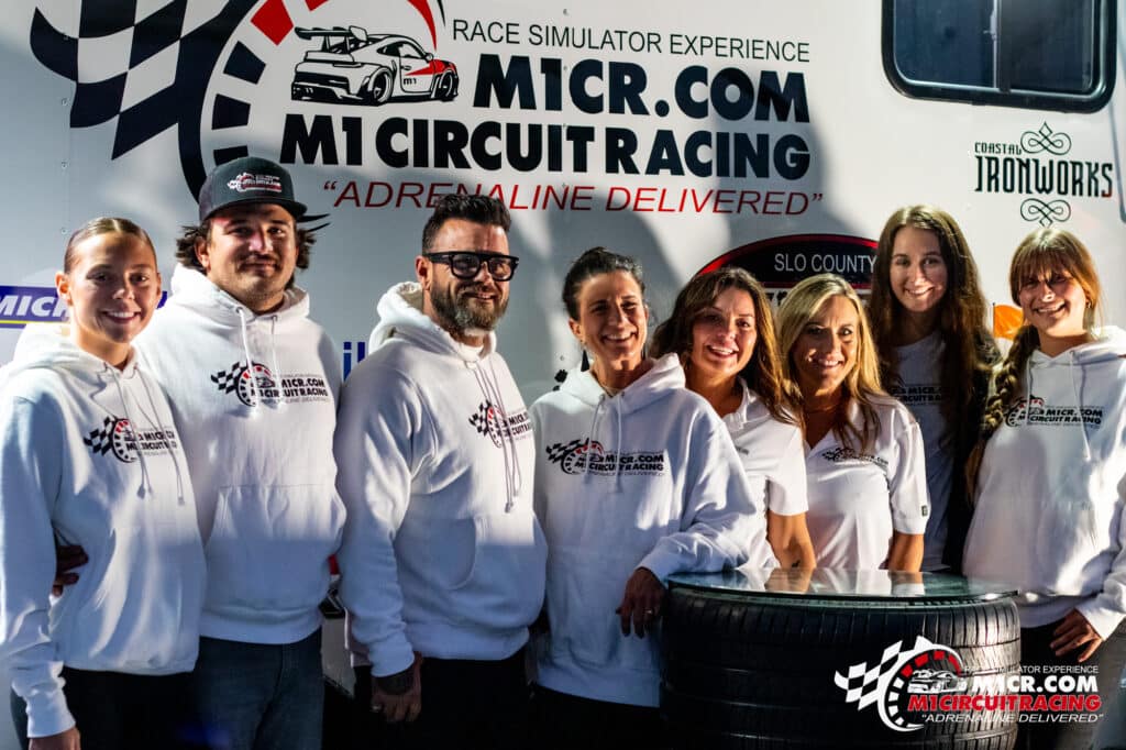 M1CR team at an event